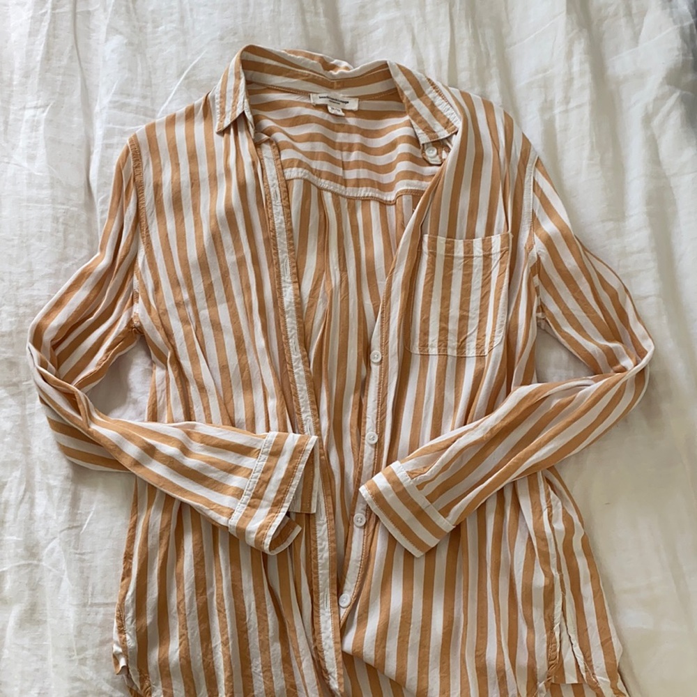 beachlunchlounge Striped Shirt - Marigold